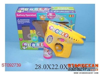 BUBBLES GUN W/MUSIC&LIGHT - ST092739