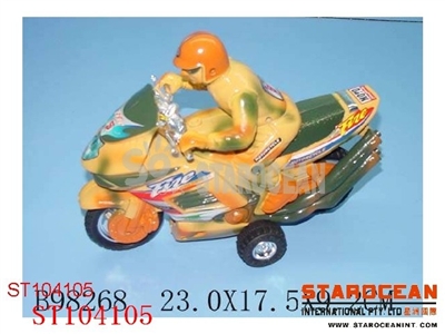 惯性坐人摩托车(哑光迷彩) - ST104105