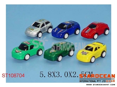 PULL BACK CAR(6) - ST108704