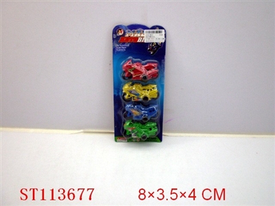 PULL-BACK MOTORCYCLE(4 COLORS ASSORTED) - ST113677