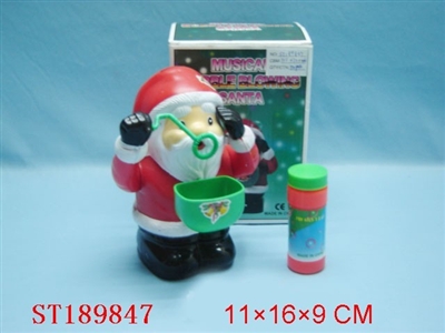 BUBBLE BLOWING SANTA - ST189847