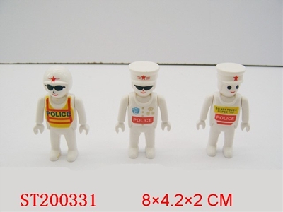 CARTOON POLICEMAN(3 STYLES assorted) - ST200331