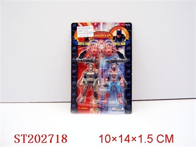 BAT MAN /SPIDER MAN (2 PCS) - ST202718
