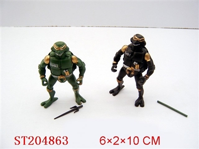 TEENAGE MUTANT NINJA TURTLES WITH LIGHT (4 COLORS ASST) - ST204863
