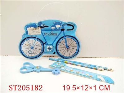 自行车小号文具用品（5件套装） - ST205182