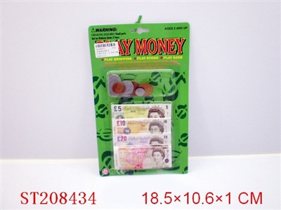 BANK NOTE AND COIN OF POUND - ST208434