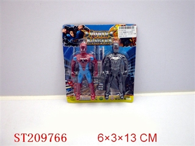 SPIDERMAN WITH LIGHT(2PCS 2 COLORS ) - ST209766