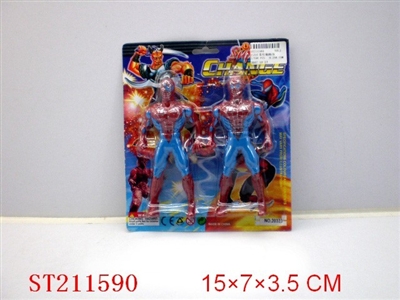 SPIDERMAN WITH LIGHT(2PCS) - ST211590