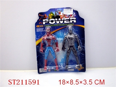 SPIDERMAN WITH LIGHT(2PCS) - ST211591