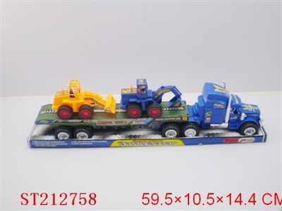 拖车载工程车 - ST212758