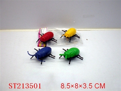 PULL-BACK BEETLE(4 STYLES 4 COLORS ASS) - ST213501