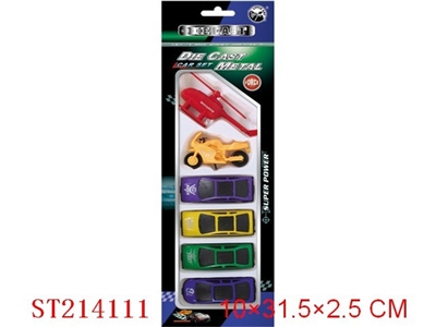 METAL CAR （6PCS） - ST214111