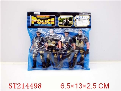 POLICE PLAY SET(4PCS) - ST214498