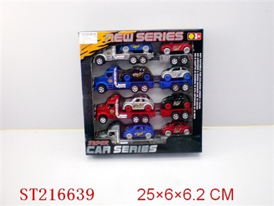 PULL-BACK TOW TRUCK(4PCS) - ST216639