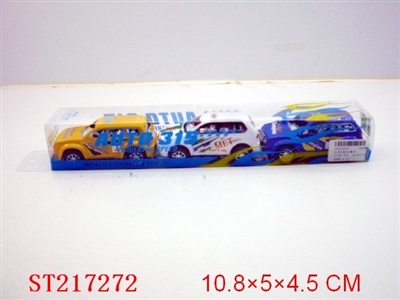 PULL-BACK RACING(3PCS 2 STYLES 4 COLORS ASSORTED) - ST217272