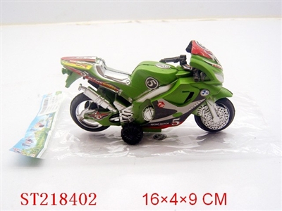 PULL-BACK MOTORCYCLE(3 COLORS ASST) - ST218402