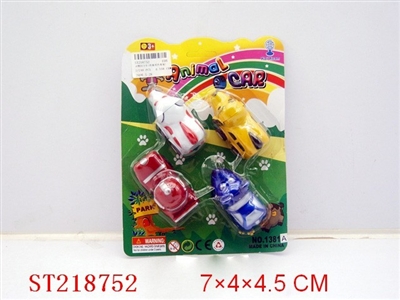 PULL-BACK CAR(4 STYLES 4 COLORS ASSORTED) - ST218752
