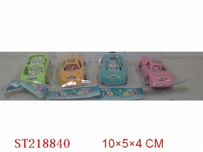 PULL-BACK CAR(RED,BLUE,YELLOW,GREEN) - ST218840