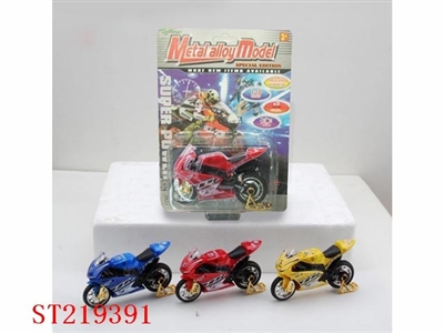 DIE-CAST METAL MOTORBIKE MODEL WITH LIGHT AND MUSIC - ST219391