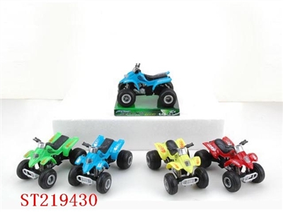 PULL-BACK MOTORBIKE (2 STYLES 4 COLORS ASSORTED) - ST219430