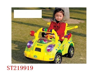 B/O BABY CAR WITH MP3,FLASH9(SILVER ,BLUE,GREEN) - ST219919