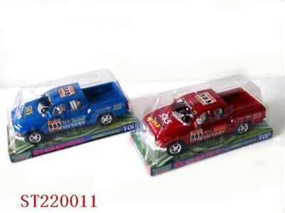 惯性皮卡车(红、蓝混装) - ST220011