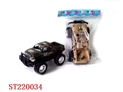 惯性越野迷彩皮卡车(二色混装) - ST220034