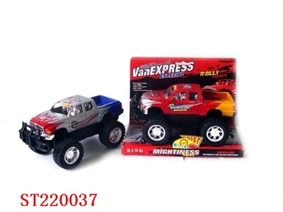惯性越野火纹屏封皮卡车 - ST220037