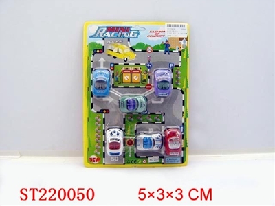 PULL-BACK CAR(6PCS) - ST220050