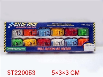 PULL-BACK CAR(12PCS) - ST220053
