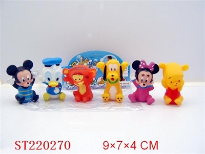 PORCELAIN ENAMEL BABY HAPPY WASH (6PCS) - ST220270