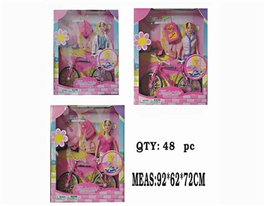 11 INCH BARBIE WITH BIKE - ST220999