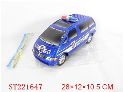 惯性车警车带警灯光 - ST221647