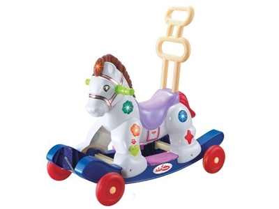 BABY ROCKING HORSE WITH AXLE,MUSIC AND LIGHT - ST222611