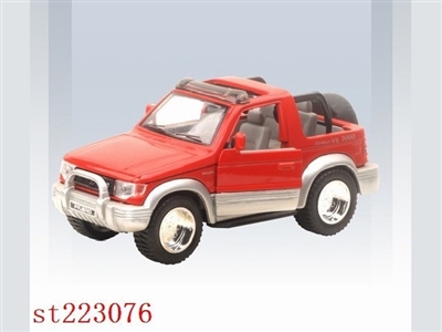 1:24 MITSUBISHI JEEP(DIE CAST)6IN1 - ST223076