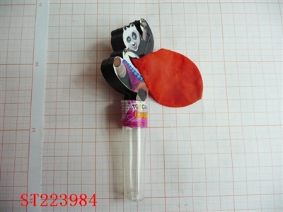 可装糖功夫熊猫吹球 - ST223984
