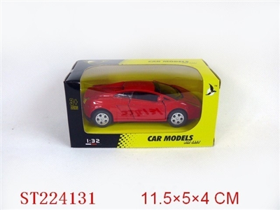 1：32 PULL-BACK DIE-CAST CAR（RED） - ST224131