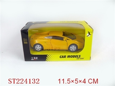 1：32 PULL-BACK DIE-CAST CAR（YELLOW） - ST224132