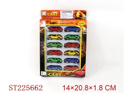 DIE-CAST CAR（12PCS） - ST225662