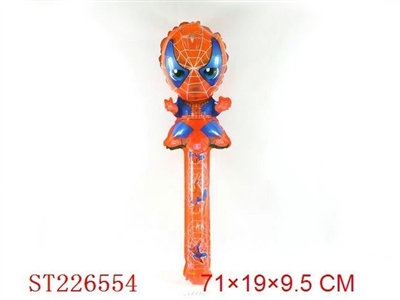 FLASHING SPIDERMAN CLAPPER STICKS - ST226554