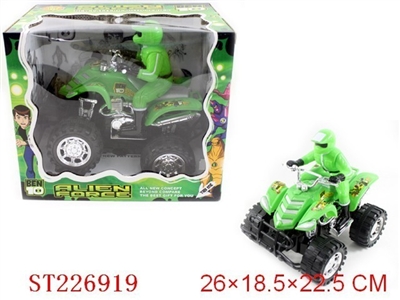 BEN10惯性乌轮沙滩摩托带IC（有坐人）一款一色装 - ST226919