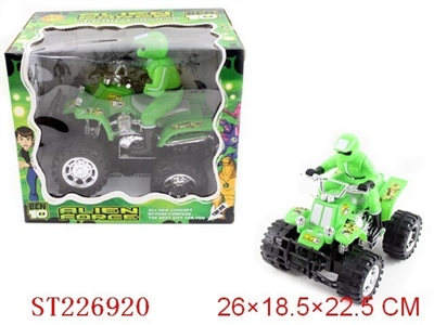 BEN10惯性乌轮沙滩摩托带IC（有坐人）一款一色装 - ST226920