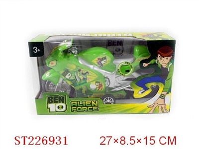 BEN10惯性摩托车带IC+灯光 一款一色装 - ST226931