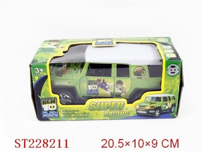 BEN10 B/O CAR W/LIGHT AND MUSIC - ST228211