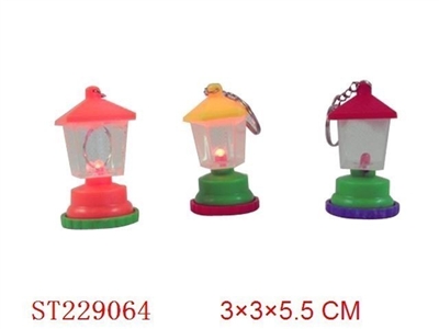 KEY CHAIN WITH LIGHT （3 COLOR ASSORTED) - ST229064