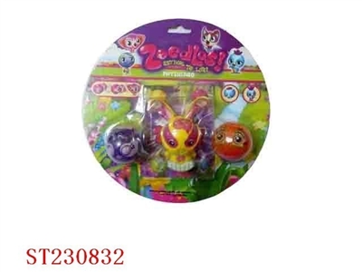 3pcs 3.8cm zoobles playset - ST230832