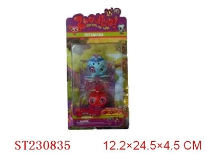 2pcs 3.8cm zoobles playset - ST230835