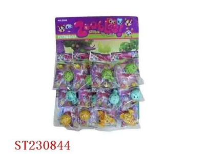 3.8cm zoobles playset,12pcs per card - ST230844