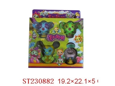 4PCS 4.5CM ZOOBLES - ST230882