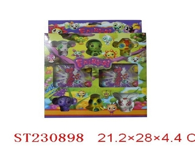 6PCS 3.2CM ZOOBLES PLAYSET - ST230898